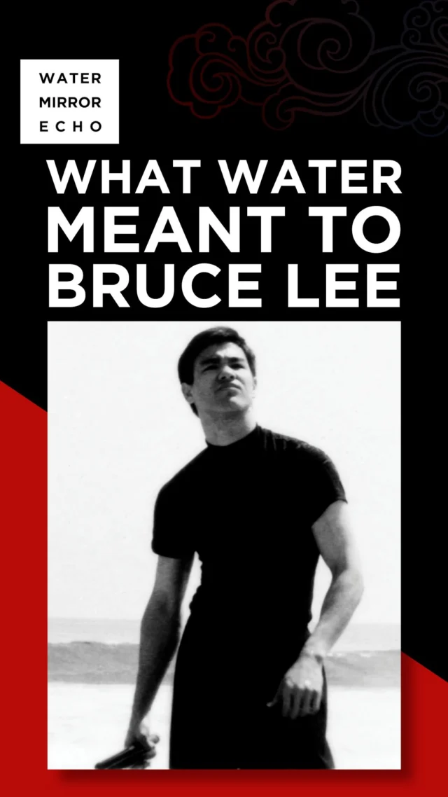 Bruce Lee’s most famous line is “Be Water.” It’s inspired athletes, corporate and community leaders, and activists all around the world everywhere. But where did this line come from and what did it really mean to him? 

Watch the whole video!

This is the ninth in a ten-episode series, *Ten Ways To See Bruce Lee*, that accompanies the new book, Water Mirror Echo. Available now! 

For more info and to see all the videos, visit watermirrorecho.net

~
CREDITS:

Executive Produced by the @MashUpAmerican team, Amy S. Choi and Rebecca Lehrer

Editing by Grant Stakenas, Born Ready Films

Production Management by Shelby Sandlin, The Mash-Up Americans

Photos of Bruce Lee courtesy of the Bruce Lee Family Archive

Music from Blackalicious

watermirrorecho.net

#WMEVideo #WaterMirrorEcho